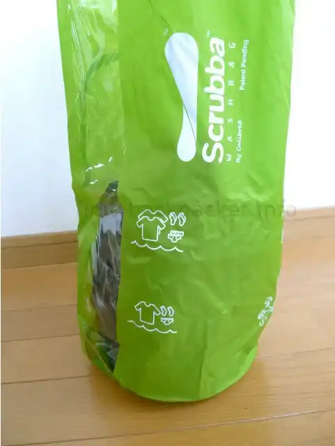 スクラバ ウオッシュ バッグにジーンズを入れてみた