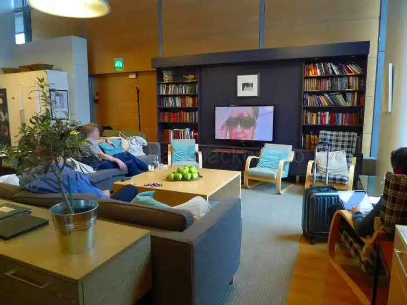 ヘルシンキ ヴァンター国際空港Almost@home Loungeのくつろぎスペース