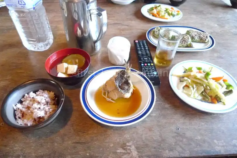 波照間島・あがた村の朝食
