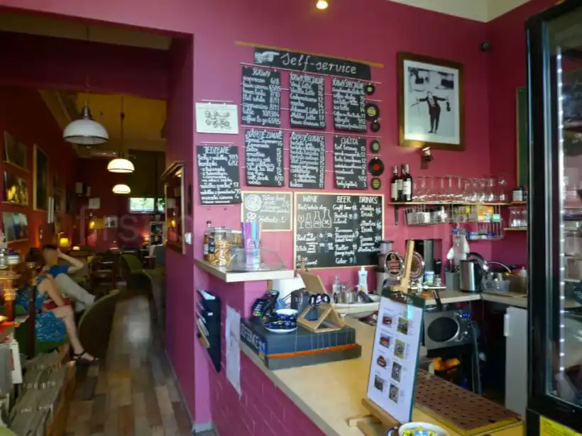 ヴロツワフVinyl Cafeの店内