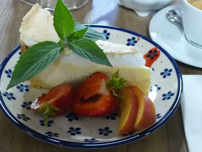 マルボルク城のゴシック・レストランのケーキ