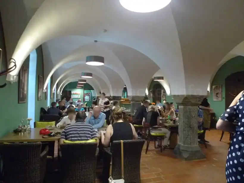 マルボルク城のゴシック・レストランの店内