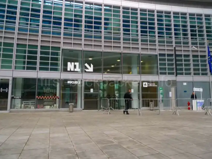 Belvedere Palazzo Lombardiaの入り口