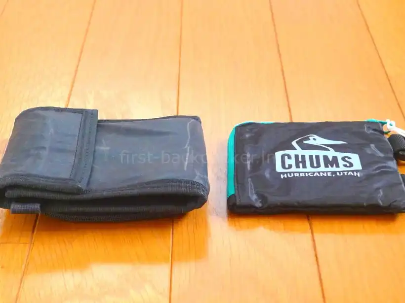 チャムス トレックウォレットと無印の財布の比較