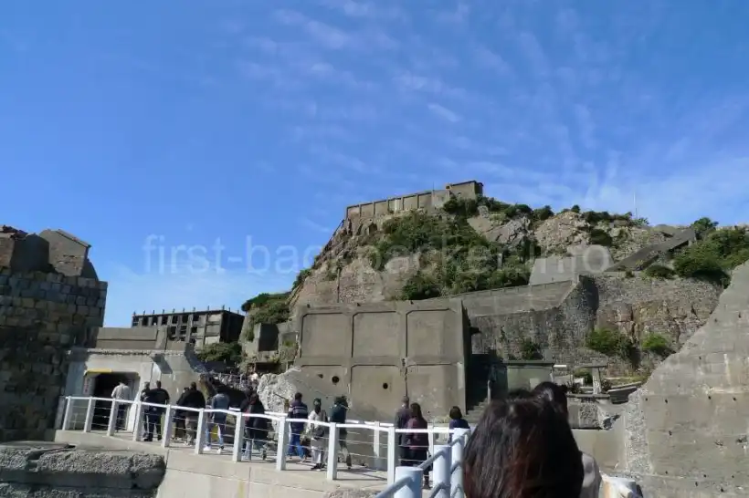 軍艦島コンシェルジュの軍艦島ツアー上陸