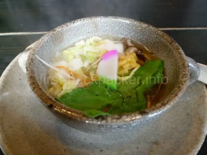 長崎・めがね橋茶屋 花ござの具雑煮