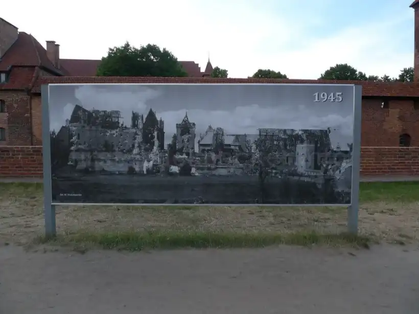 1945年戦後のマルボルク城