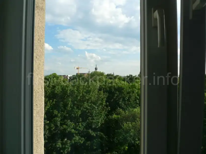 バブルホステル（クラクフ）の部屋からの景色