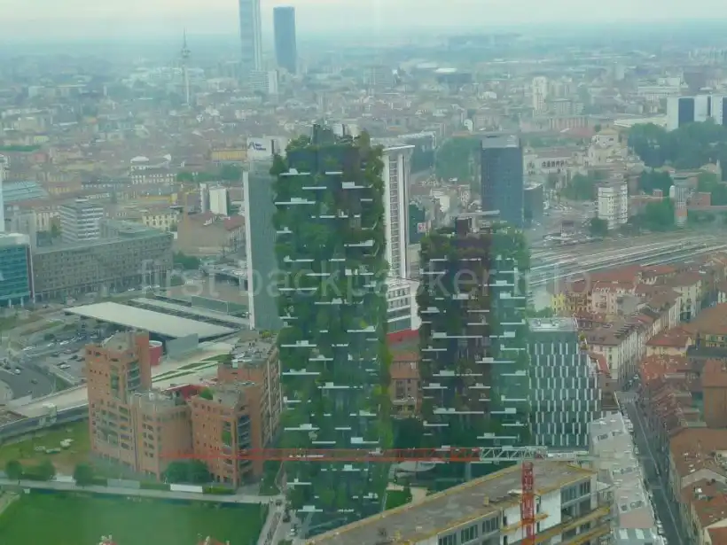 Belvedere Palazzo Lombardiaから見たガーデンマンション