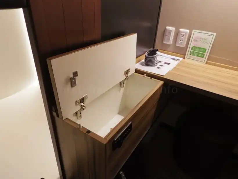 グローバルキャビン横浜中華街のセキュリティボックス