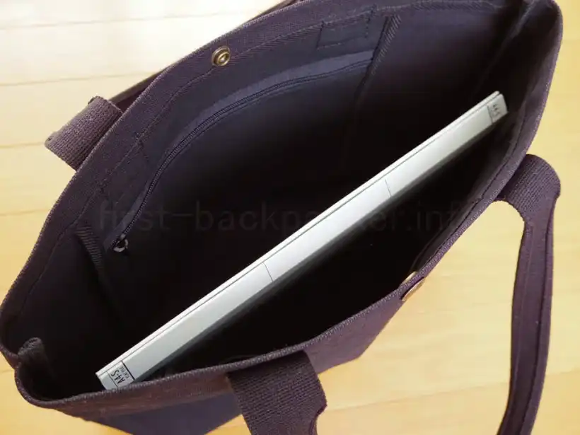 台南・永盛帆布で購入したトートバッグの中