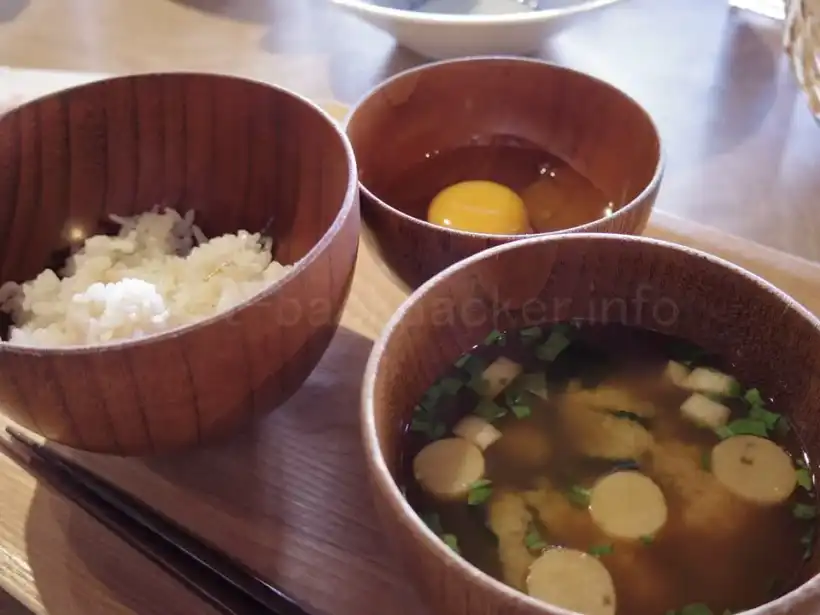 倉敷 有鄰庵の卵かけご飯