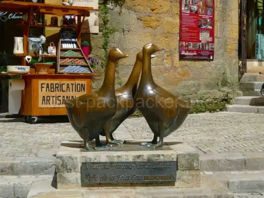 【フランス旅行記】ペリゴール地方の「サルラ・ラ・カネダ」観光！本場のフォアグラが美味すぎた