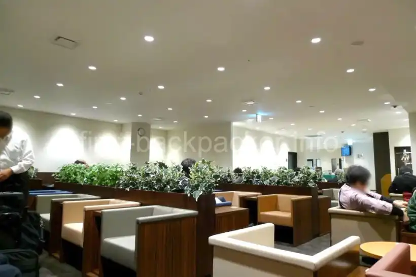 福岡空港 くつろぎのラウンジTimeの内部