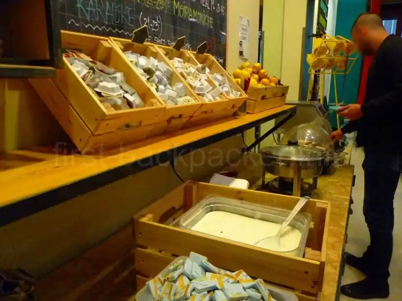 ミラノのOstello Bello Grandeの朝食