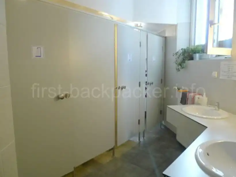 バブルホステル（クラクフ）のシャワールーム