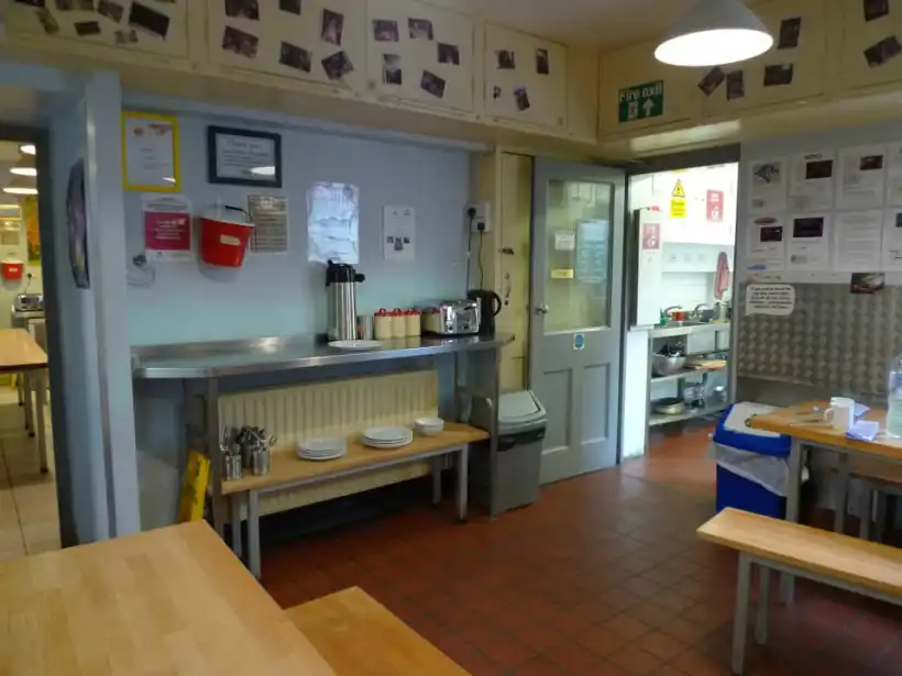 ロンドン アスターホステルのキッチン