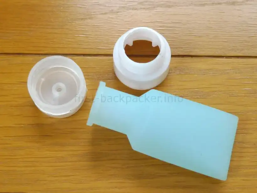 セリアの20mlシリコンチューブを分解