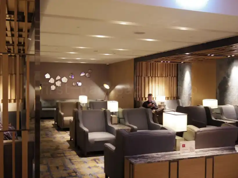 台北桃園空港（第1ターミナル）プラザ・プレミアム・ラウンジZONE Cの店内