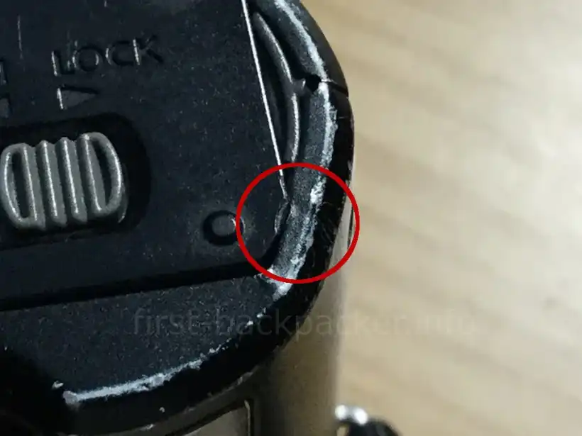 カメラを落として破損